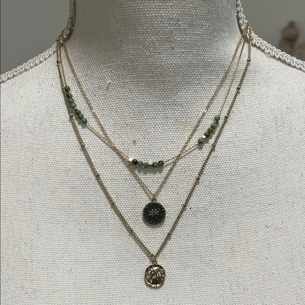 3 chain adjustable necklace - Picture 3 of 4